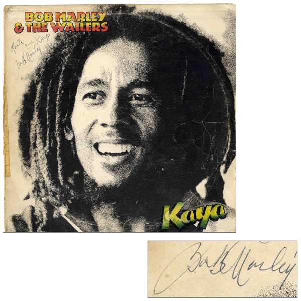 Bob Marley Signed ''Kaya'' Album -- Signed ''Rasta Love Kaya / Bob Marley'' -- With Roger Epperson COA